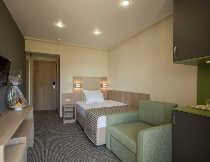 Стандартный 1-местный без балкона 1 этаж - Пансионат «Бургас»