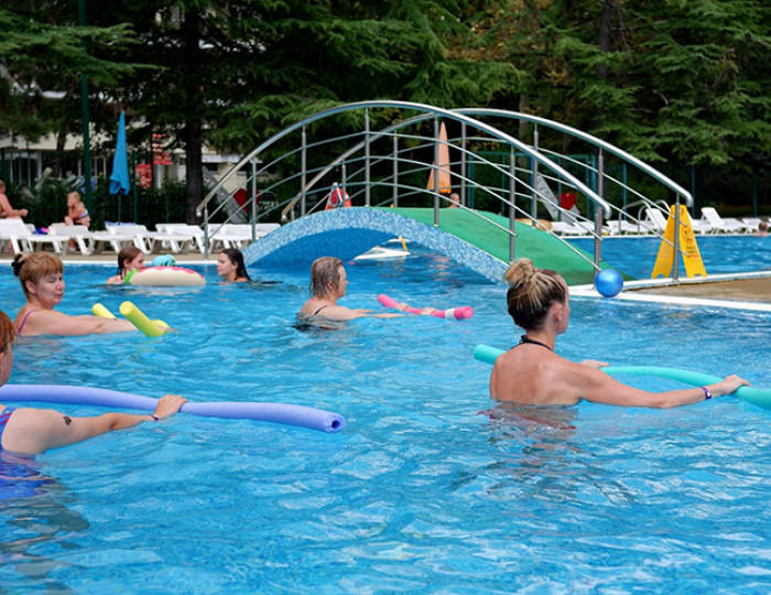 Аквааэробика - Пансионат «Бургас»